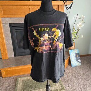 Rare VTG Nirvana From The Muddy Banks Of The Wishkah 1996 T Shirt 90s SZ XL